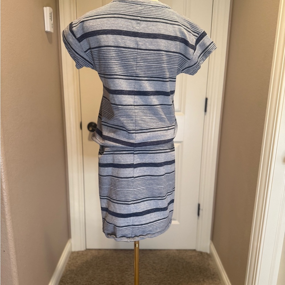 Old Navy Navy and White Striped Dress - Picture 3 of 4